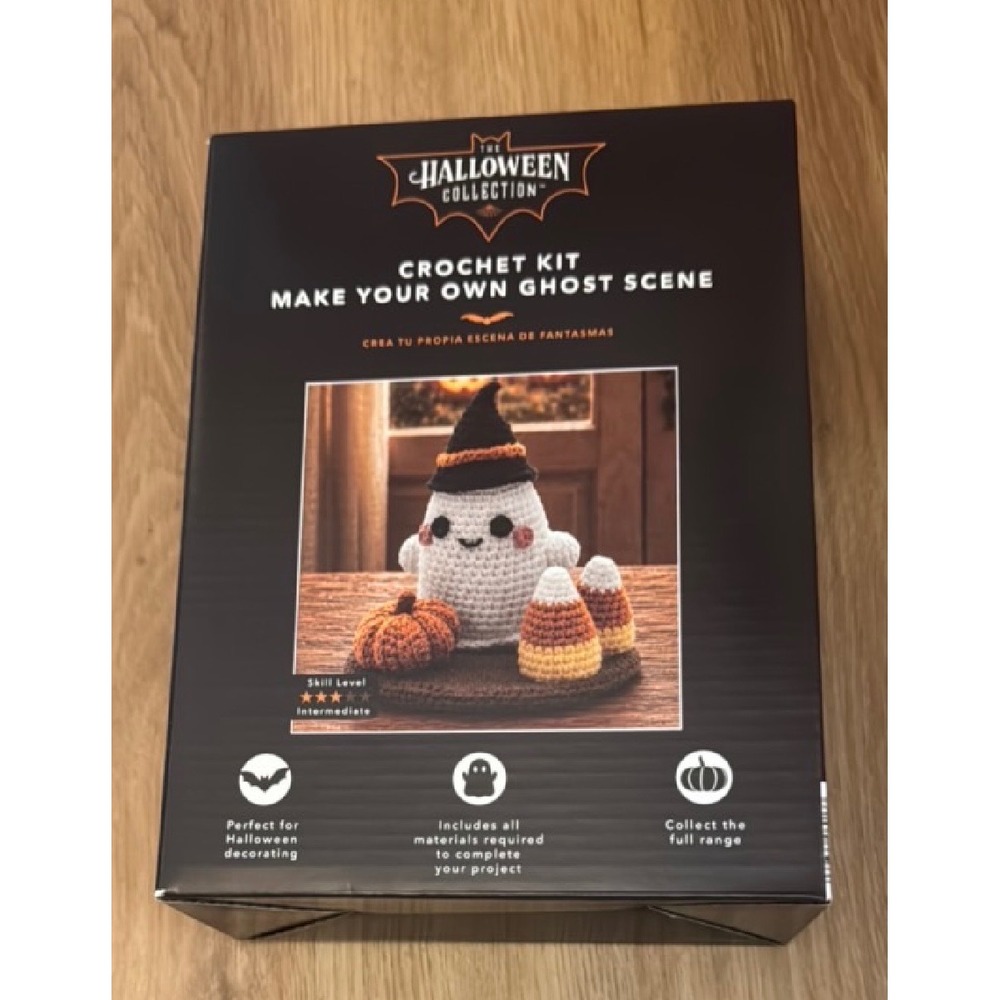The Halloween Collection Crochet Kit Make Your Own Ghost Scene DIY Craft Kit